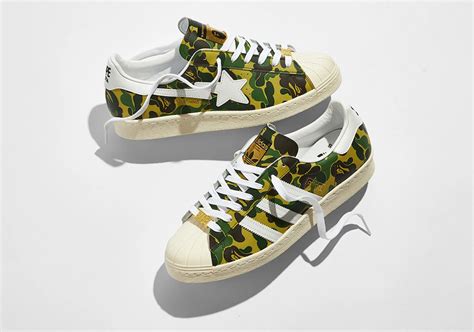 adidas superstar bape camo green